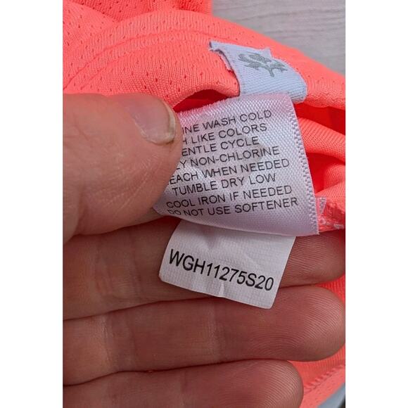 Lady Hagen Womens Coral Splash Sleeveless Polo Top Shirt Sz XS Golf Tennis Sport - Picture 5 of 6